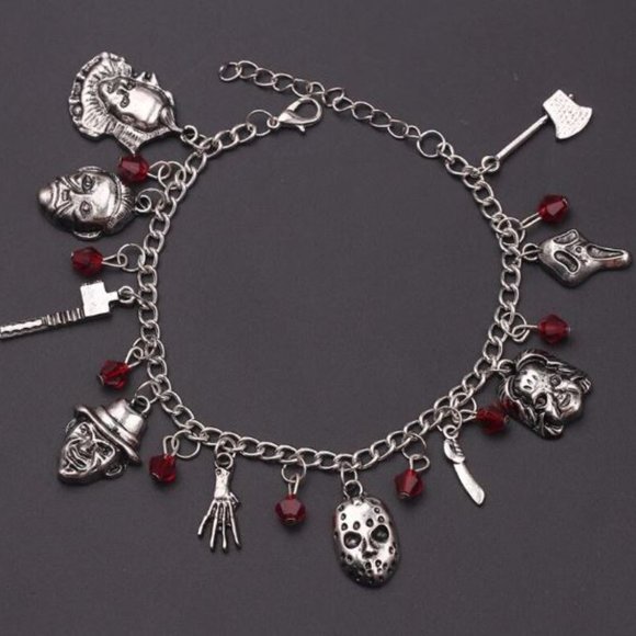 Halloween Movie Charm Bracelet - Picture 1 of 2